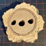 Korkastscheibe mit Löchern Korkastscheibe mit Löchern