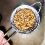 Keimfutter im Sieb Keimfutter im Sieb